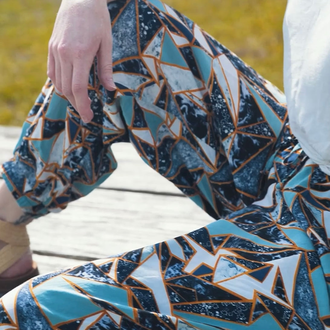 Miami Jogger Harem Pants in Jaxy