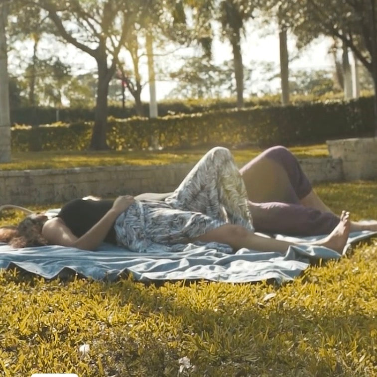 Blue Zebra Flap Harem Pants + Purple O.G. Harem Pants l Buddha Pants