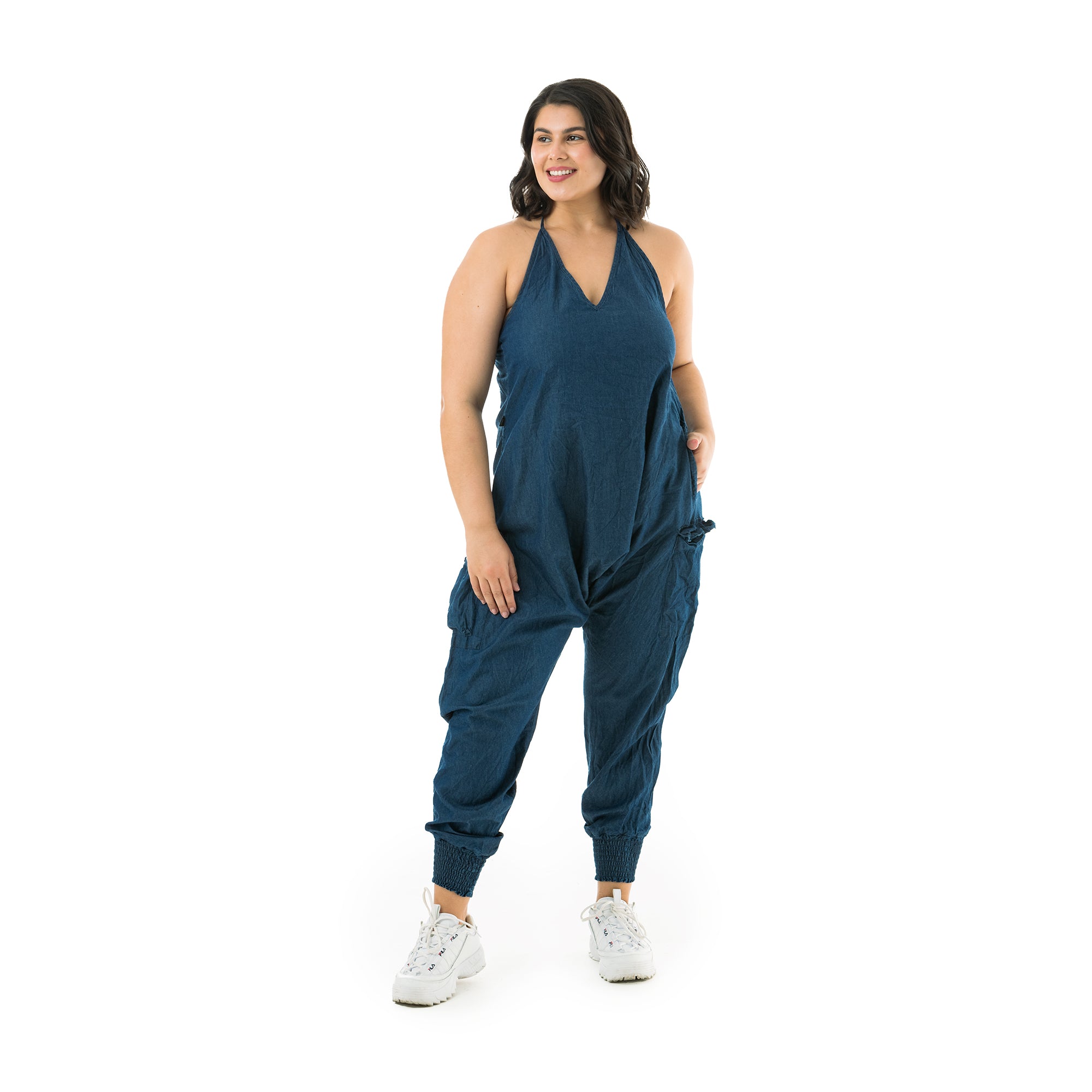 New! Organic Jean Harem Pants & Jean Jumpsuit | Buddha Pants®