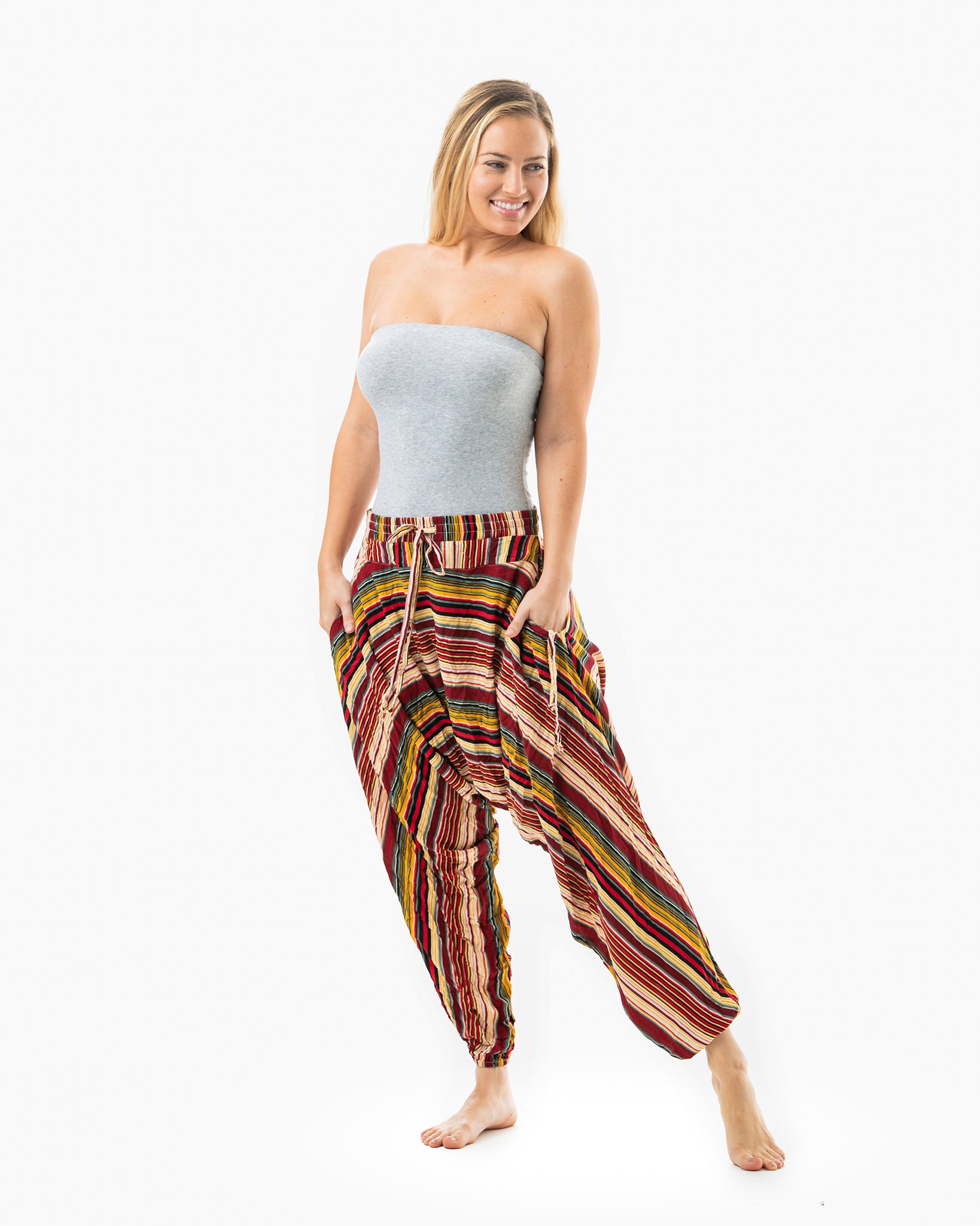 Stripe Savannah Harem Pant