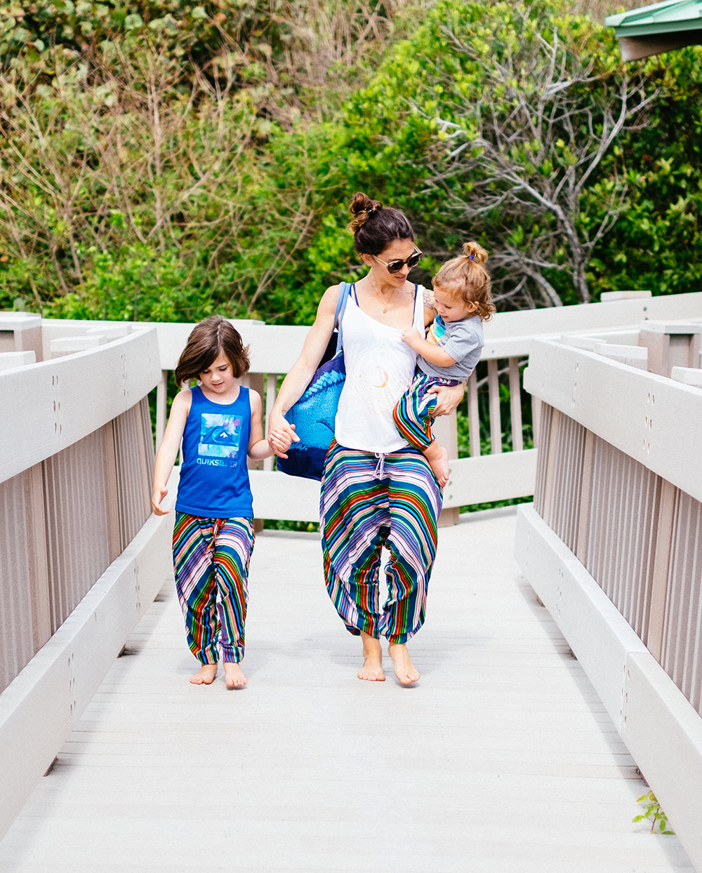 kids pants #color_blue stripes