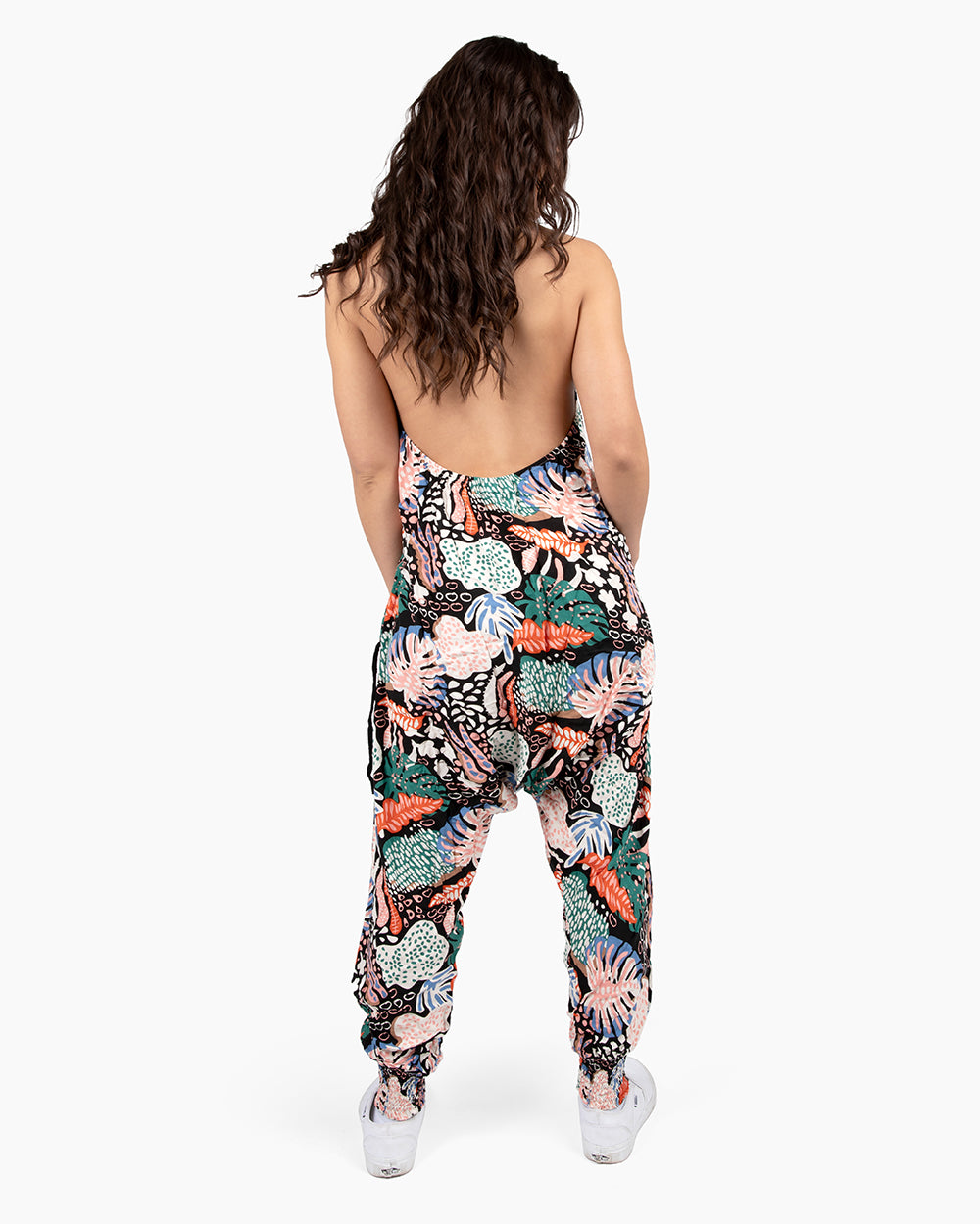 back of lionfish print jumpsuit #color_lionfish