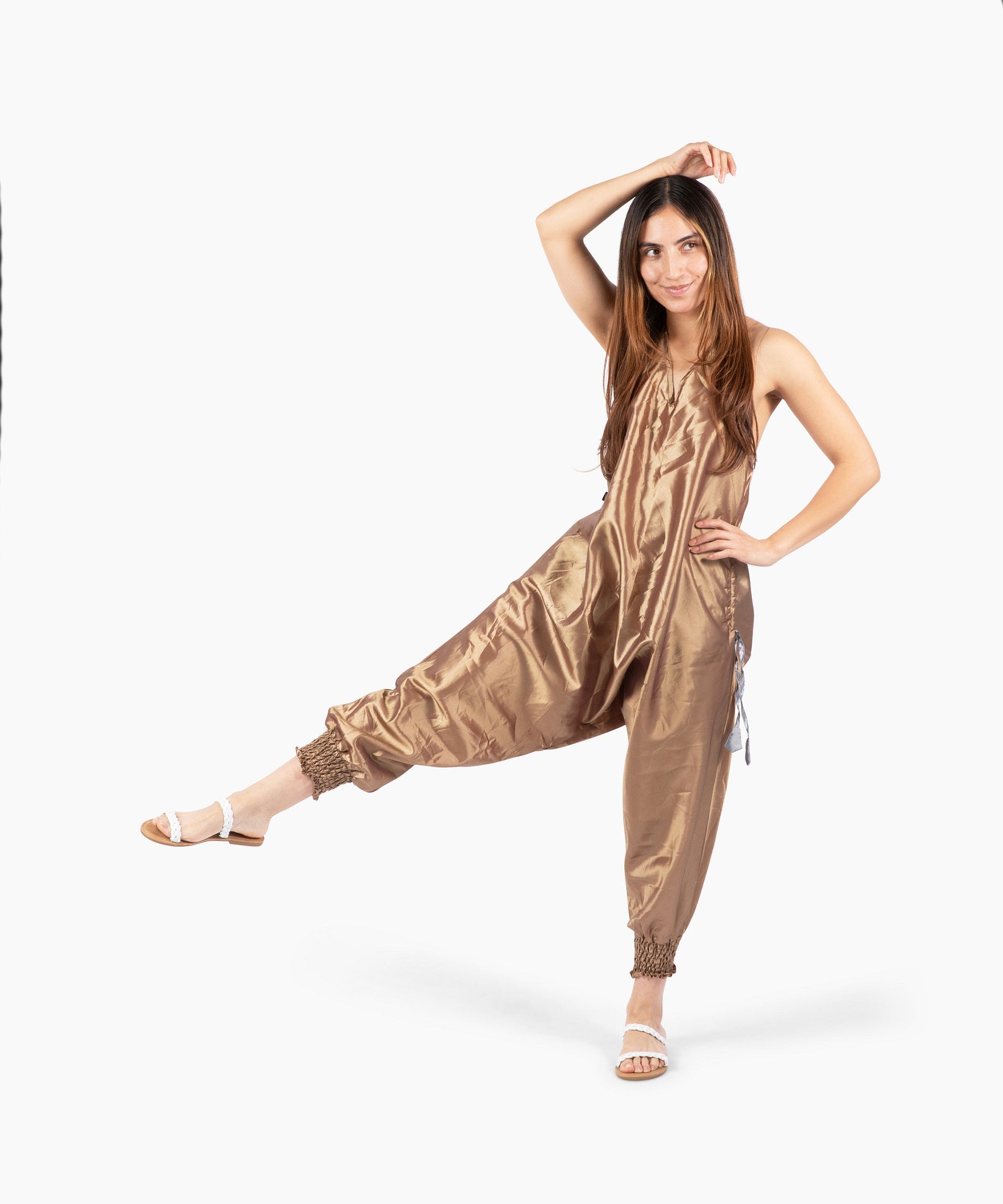 #color_gold metallic outfit