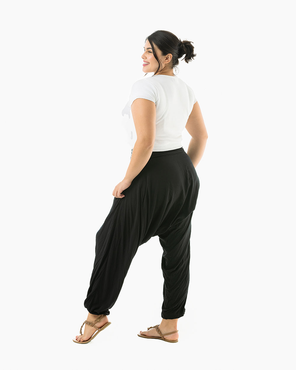 Back Harem pants for yoga