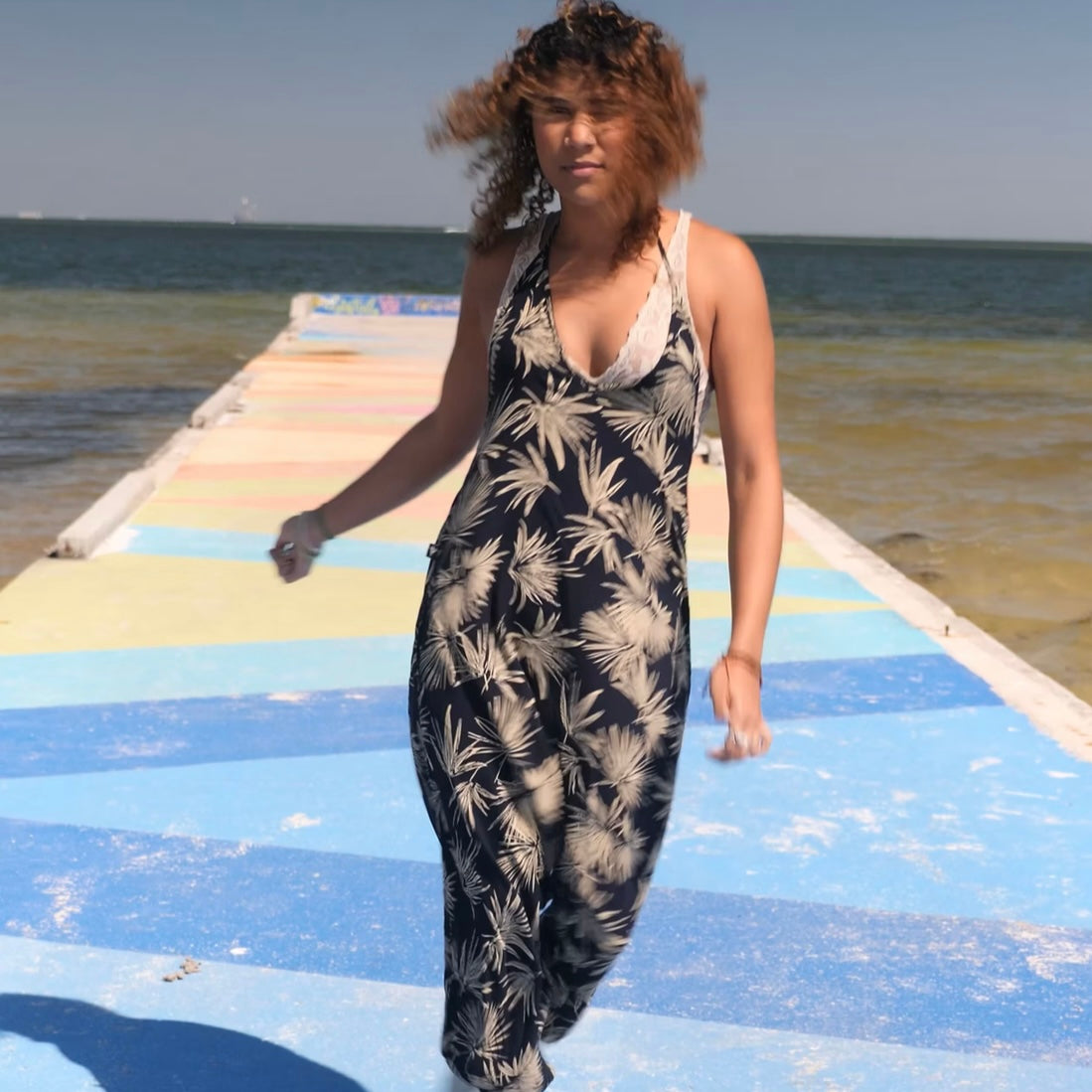 Our Palm Frond Jumpsuit Will Make You Stand Out From the Crowd