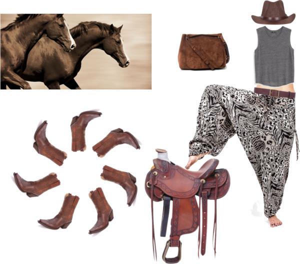 Horseback riding in Buddha Pants® | Buddha Pants®
