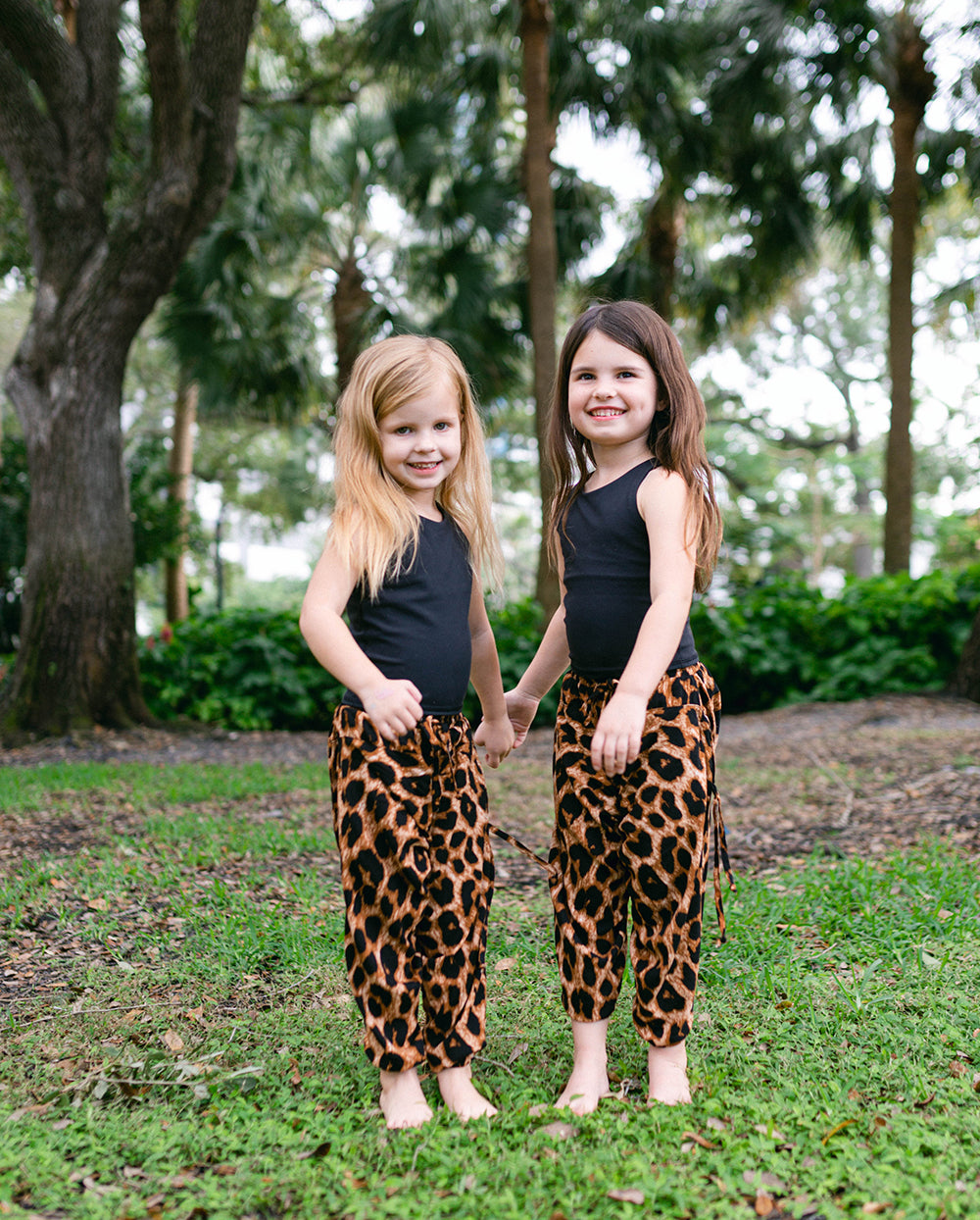 Kids Leopard Harem Pant