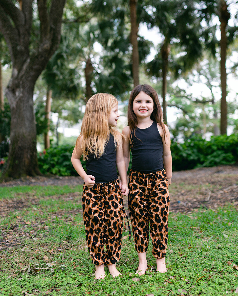 Kids Leopard Harem Pant