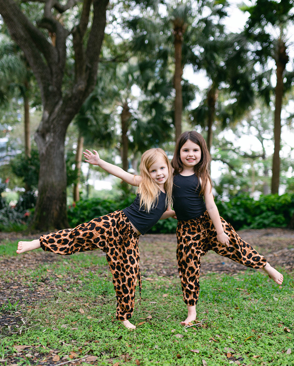 Kids Leopard Harem Pant