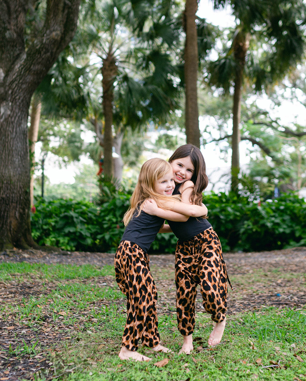 Kids Leopard Harem Pant