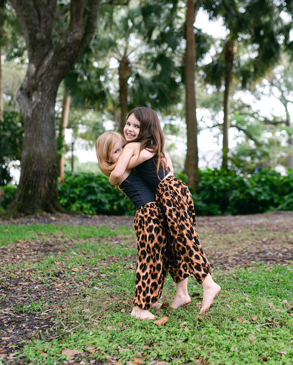 Kids Leopard Harem Pant