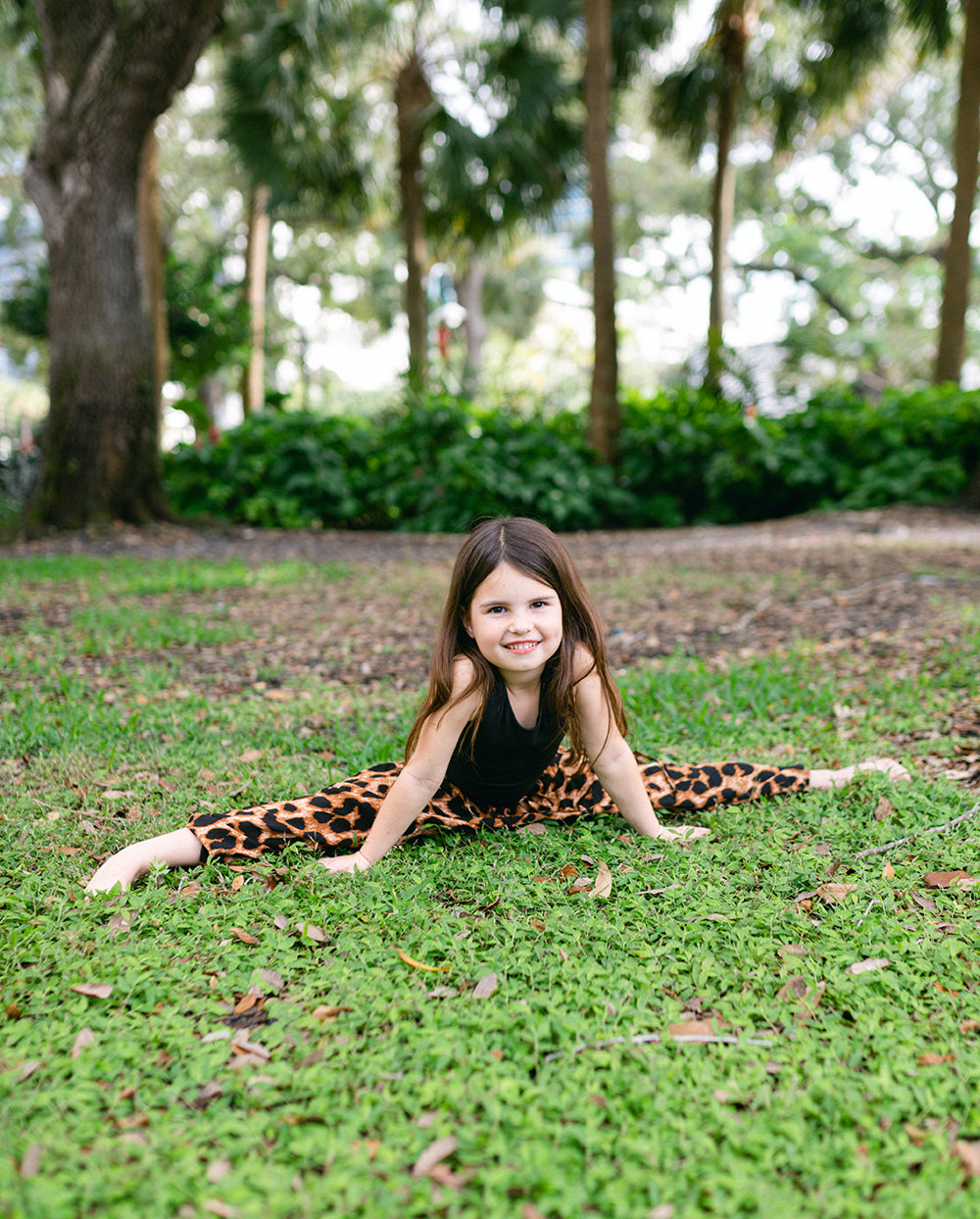 Kids Leopard Harem Pant