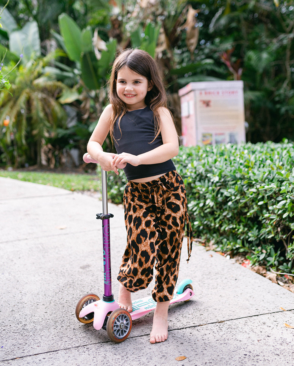 Kids Leopard Harem Pant