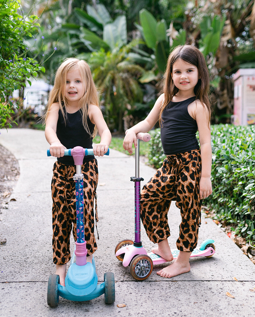 Kids Leopard Harem Pant