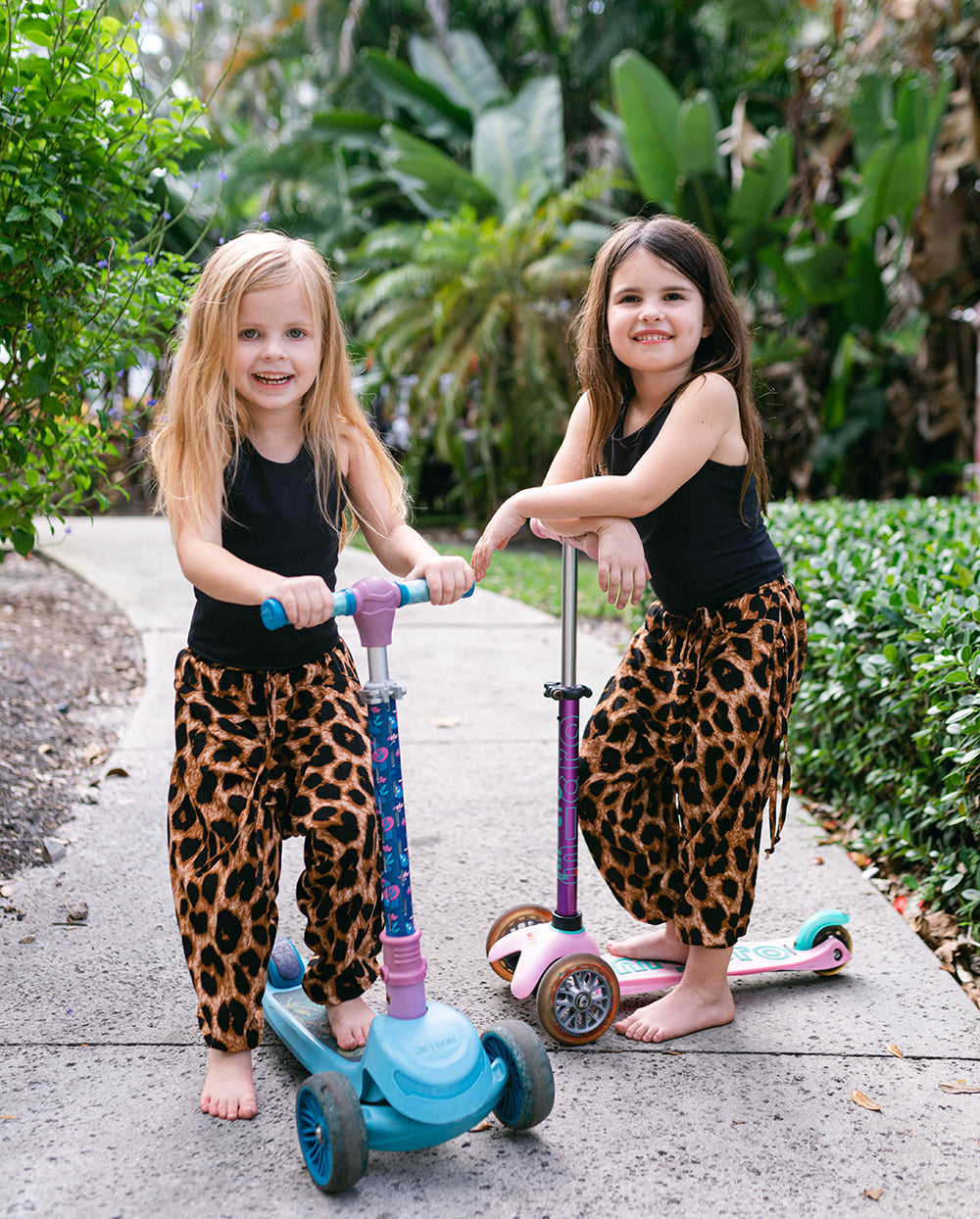 Kids Leopard Harem Pant