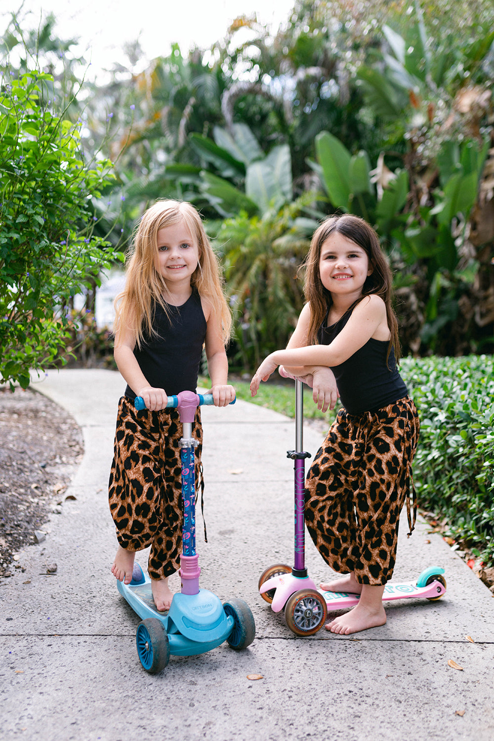 Kids Leopard Harem Pant