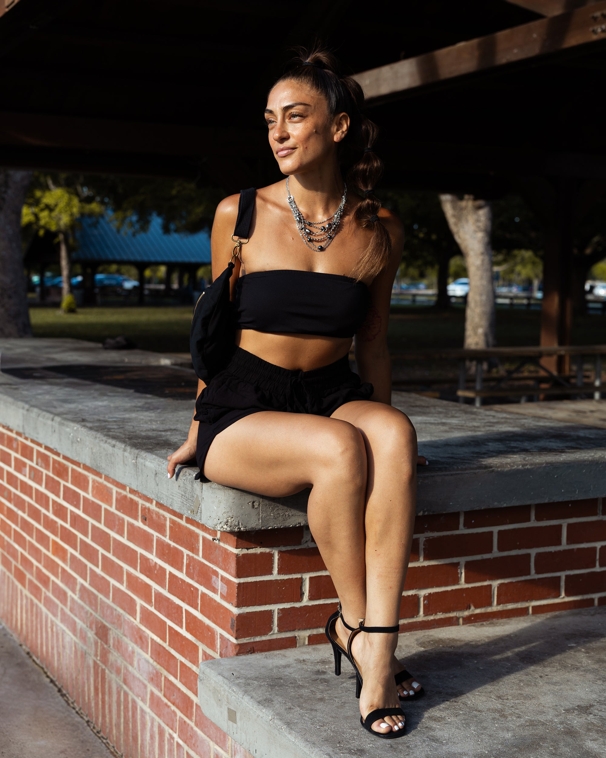 yoga shorts for women #color_black