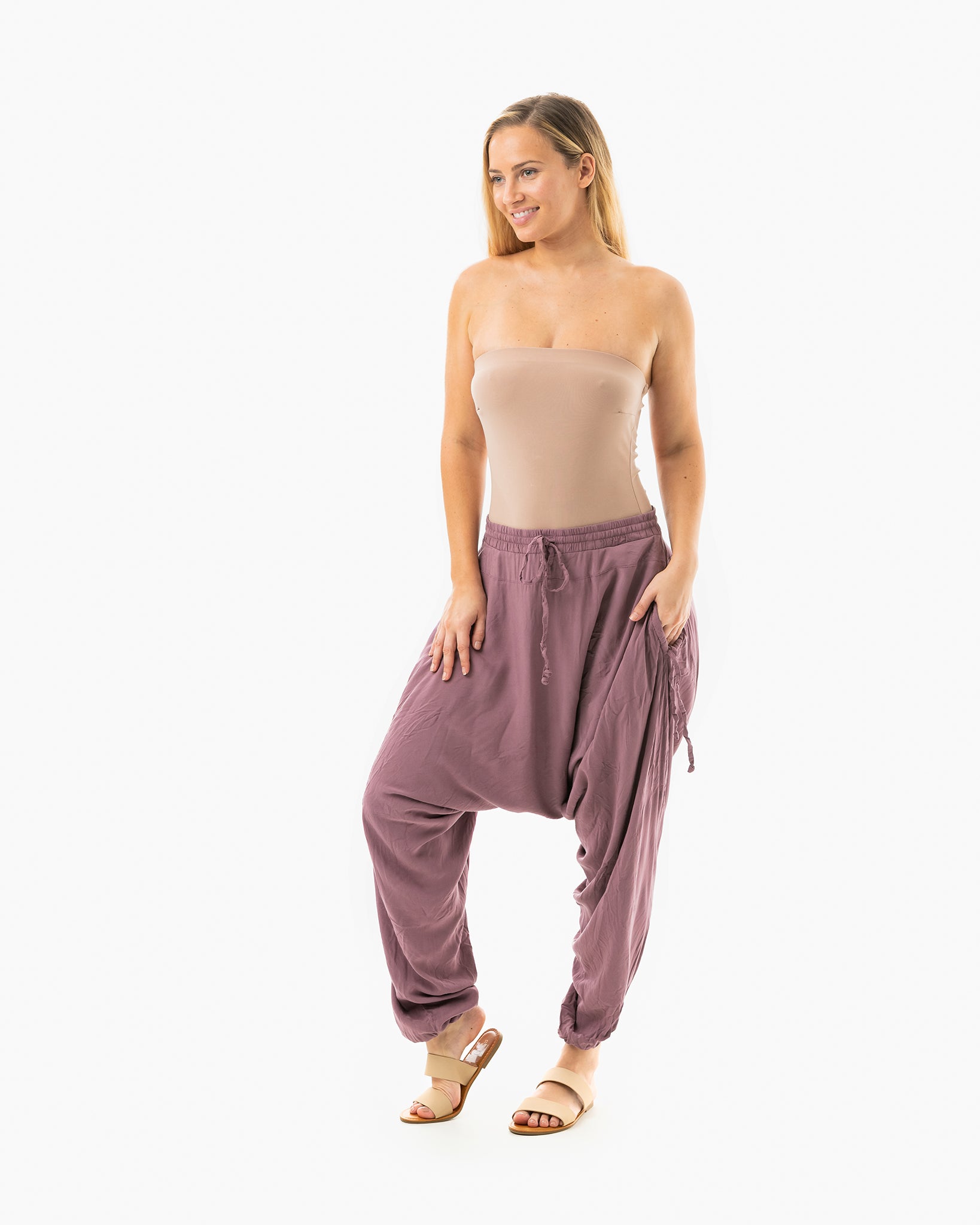 bohemian pants#color_lavender