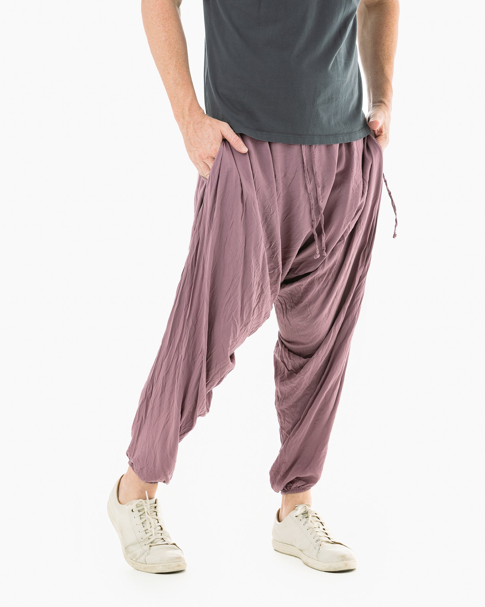 men's harem pants#color_lavender