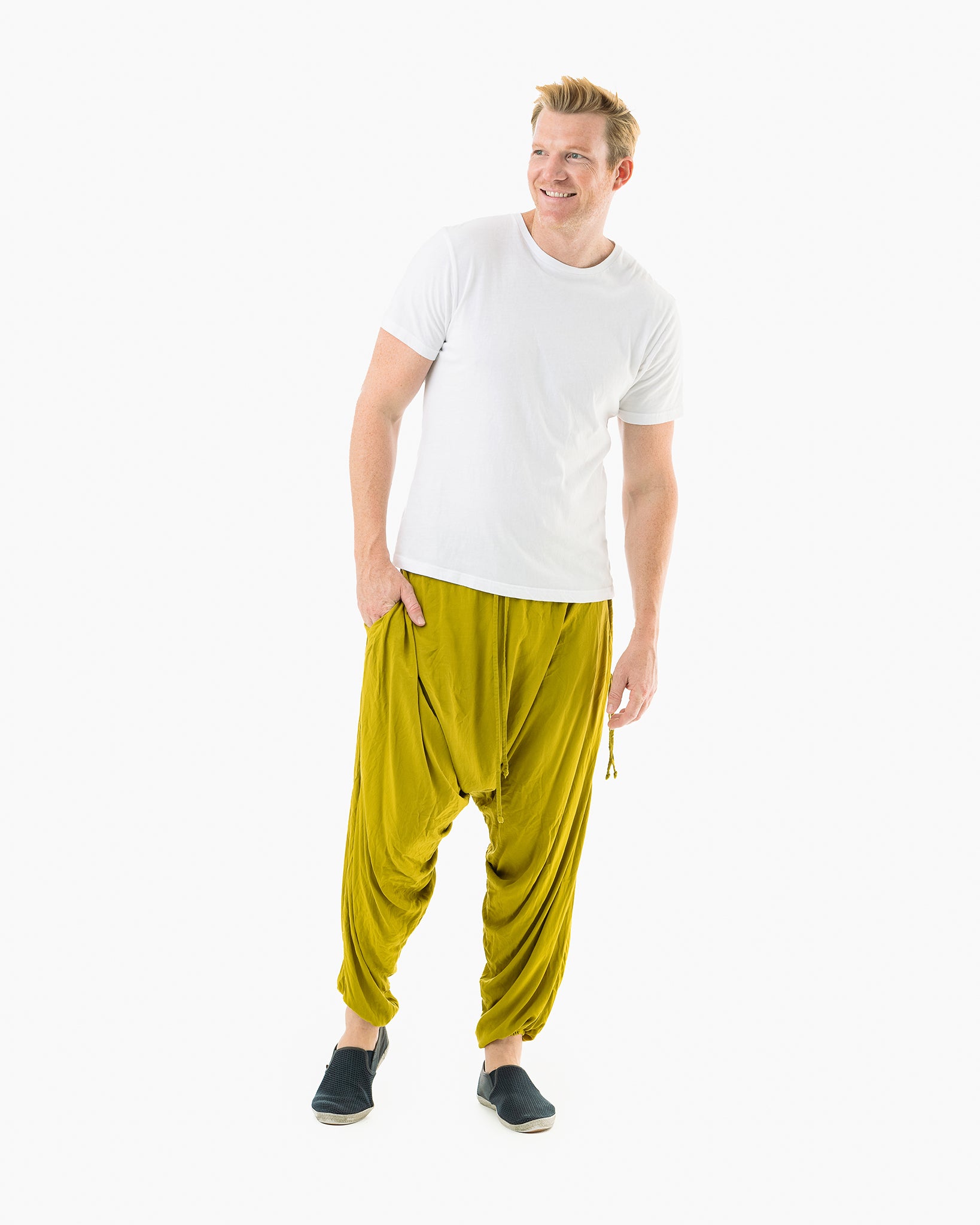 thai harem pants#color_olive