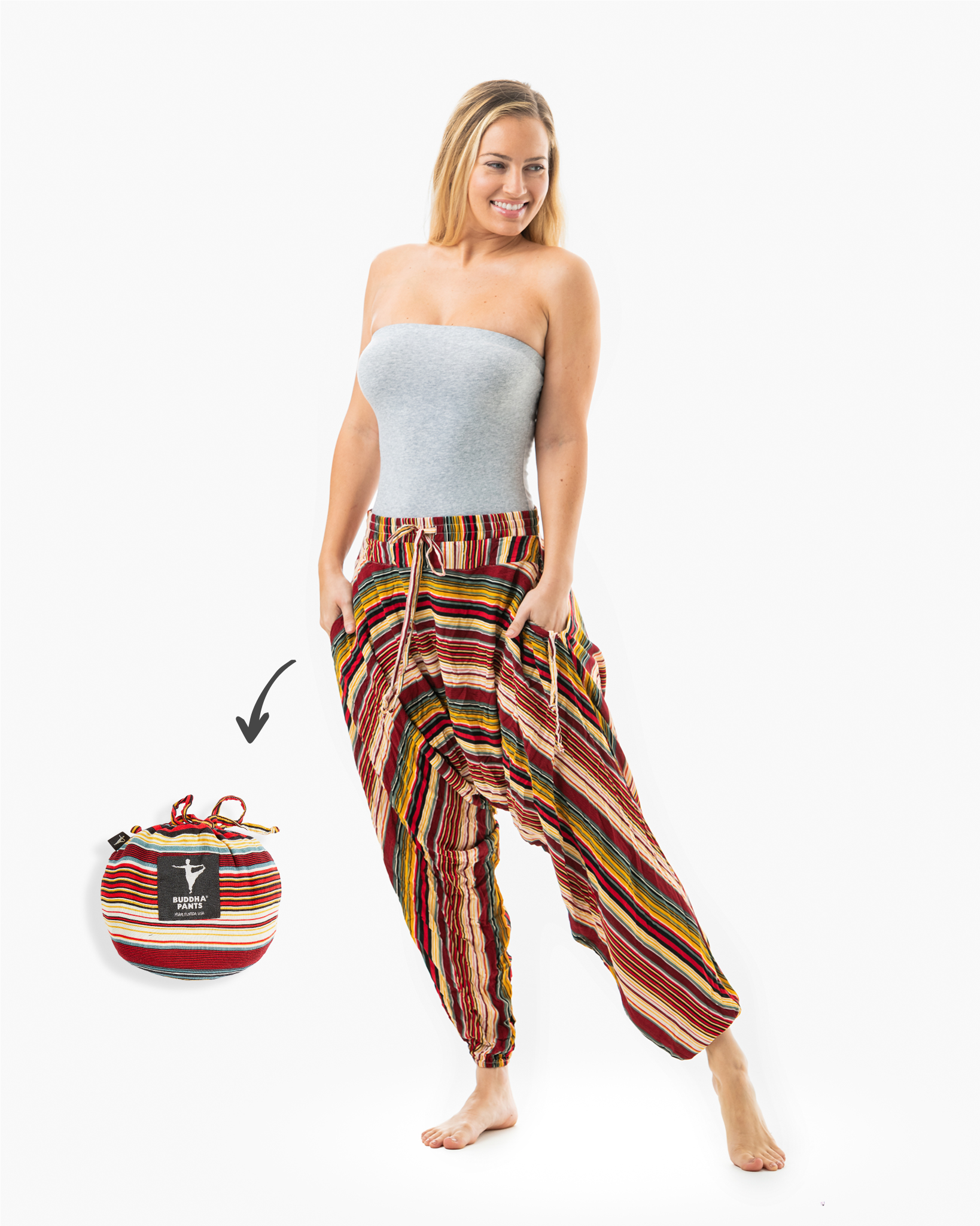 Stripe Savannah Harem Pants